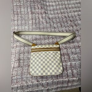 Authentic Louis Vuitton Damier Azur bosphore pochette bag